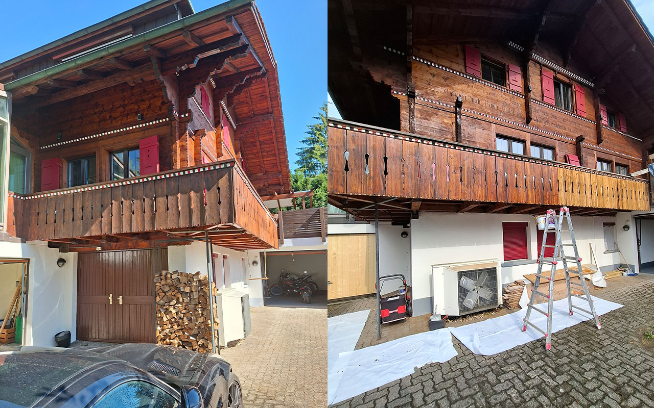 Grossprojekt Holzfassade