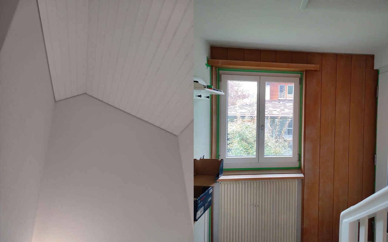 Täfer neu in Weiss